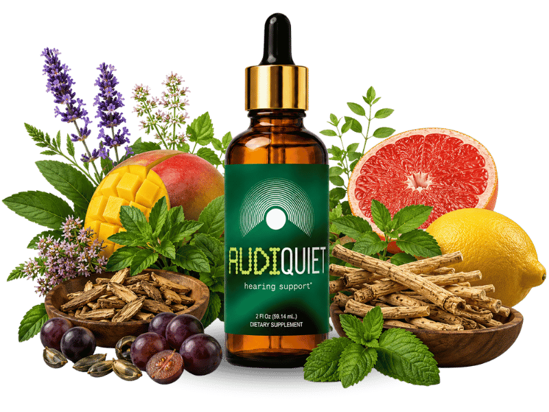 AudiQuiet hearing support drops